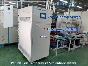 Vehicle high temperature and high humidity test...