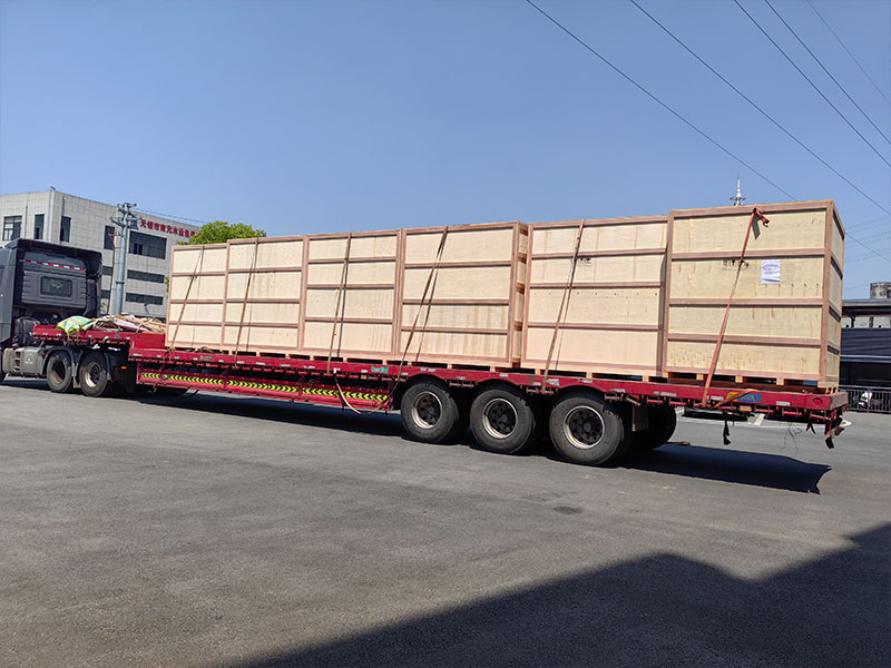 Chillers are transported